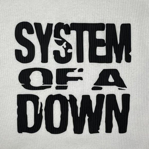 System of A Down Band Unisex Cropped Tank - Picture 2 of 2